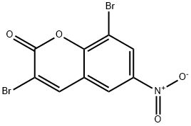 2H-1-Benzopyran-2-one, 3,8-dibromo-6-nitro-