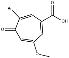 1,3,6-Cycloheptatriene-1-carboxylic acid, 6-bromo-3-methoxy-5-oxo-