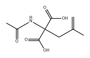 Propanedioic acid, 2-(acetylamino)-2-(2-methyl-2-propen-1-yl)-