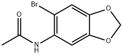 Acetamide, N-(6-bromo-1,3-benzodioxol-5-yl)- Structure