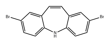 5H-Dibenz[b,f]azepine, 2,8-dibromo- Struktur