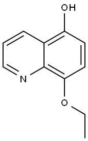 8-Ethoxyquinolin-5-ol 结构式