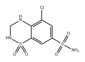 氢氯噻嗪杂质22, 856302-12-0, 结构式