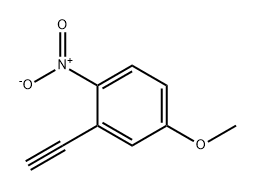 Benzene, 2-ethynyl-4-methoxy-1-nitro- Struktur
