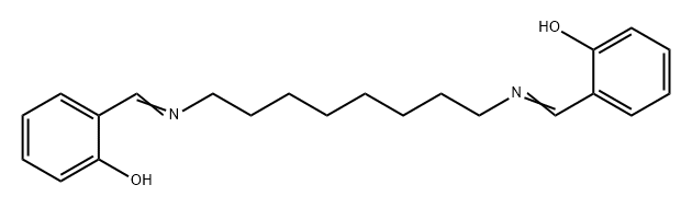 Phenol, 2,2'-[1,8-octanediylbis(nitrilomethylidyne)]bis- Structure