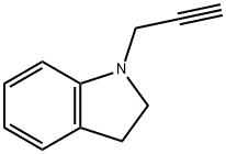 1H-Indole, 2,3-dihydro-1-(2-propyn-1-yl)- Struktur