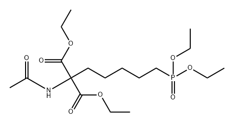 Propanedioic acid, 2-(acetylamino)-2-[5-(diethoxyphosphinyl)pentyl]-, 1,3-diethyl ester