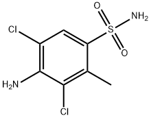 5-Amino-4,6-dichloro-toluene-2-sulfonic acid amide Structure