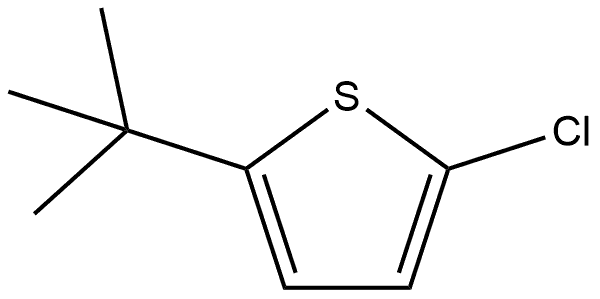 2-Chloro-5-(1,1-dimethylethyl)thiophene Structure