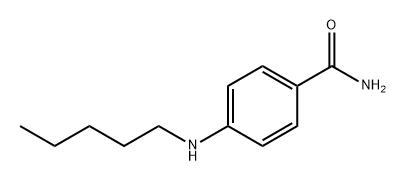 Benzamide, 4-(pentylamino)- Structure