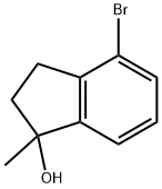 4-Bromo-2,3-dihydro-1-methyl-1H-inden-1-ol Struktur