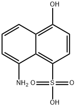 1-Naphthalenesulfonic acid, 8-amino-4-hydroxy-,858186-61-5,结构式