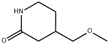 2-Piperidinone, 4-(methoxymethyl)- 化学構造式