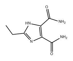 1H-Imidazole-4,5-dicarboxamide, 2-ethyl- Structure