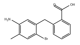 Benzoic acid, 2-[(5-amino-2-bromo-4-methylphenyl)methyl]-