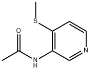 Acetamide, N-?[4-?(methylthio)?-?3-?pyridinyl]?- Structure