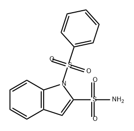 1H-Indole-2-sulfonamide, 1-(phenylsulfonyl)- Struktur