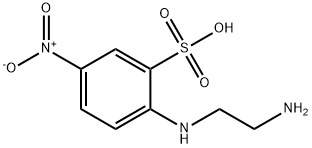 2-(2-amino-ethylamino)-5-nitro-benzenesulfonic Structure