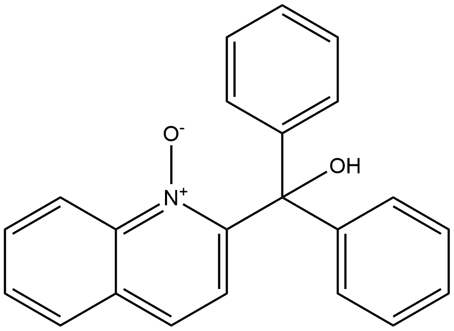 2-Quinolinemethanol, α,α-diphenyl-, 1-oxide