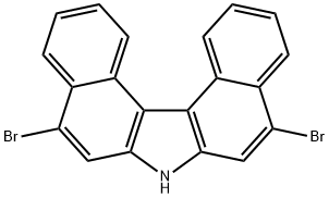 5,9-二溴-7H-二苯并[C,G]咔唑 结构式