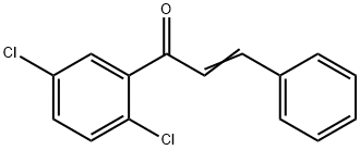 2-Propen-1-one, 1-(2,5-dichlorophenyl)-3-phenyl- Struktur