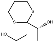 1,3-Dithiane-2-ethanol, 2-(1-hydroxyethyl)-, (R)- (9CI) Struktur
