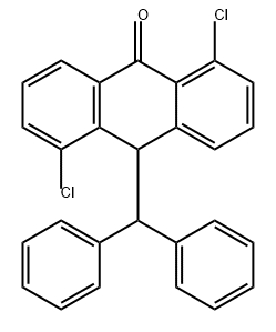 9(10H)-Anthracenone, 1,5-dichloro-10-(diphenylmethyl)-