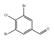 Benzaldehyde, 3,5-dibromo-4-chloro- Struktur