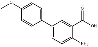 4-AMINO-4'-METHOXY-1,1'-BIPHENYL-3-CARBOXYLIC ACID Structure
