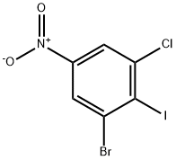 Benzene, 1-bromo-3-chloro-2-iodo-5-nitro- Struktur