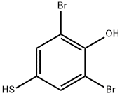 Phenol, 2,6-dibromo-4-mercapto- Struktur