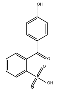Benzenesulfonic acid, 2-(4-hydroxybenzoyl)-