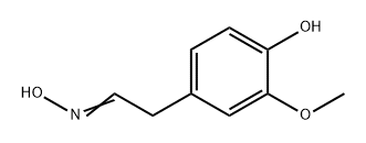 Benzeneacetaldehyde, 4-hydroxy-3-methoxy-, oxime Structure