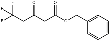 Pentanoic acid, 5,5,5-trifluoro-3-oxo-, phenylmethyl ester Structure