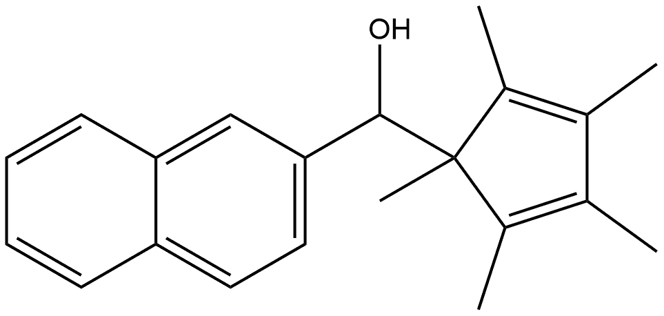 2-Naphthalenemethanol, α-(1,2,3,4,5-pentamethyl-2,4-cyclopentadien-1-yl)-