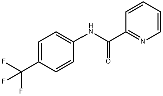 2-Pyridinecarboxamide, N-[4-(trifluoromethyl)phenyl]- Structure