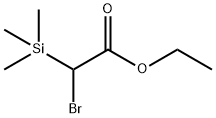 Acetic acid, 2-bromo-2-(trimethylsilyl)-, ethyl ester Structure