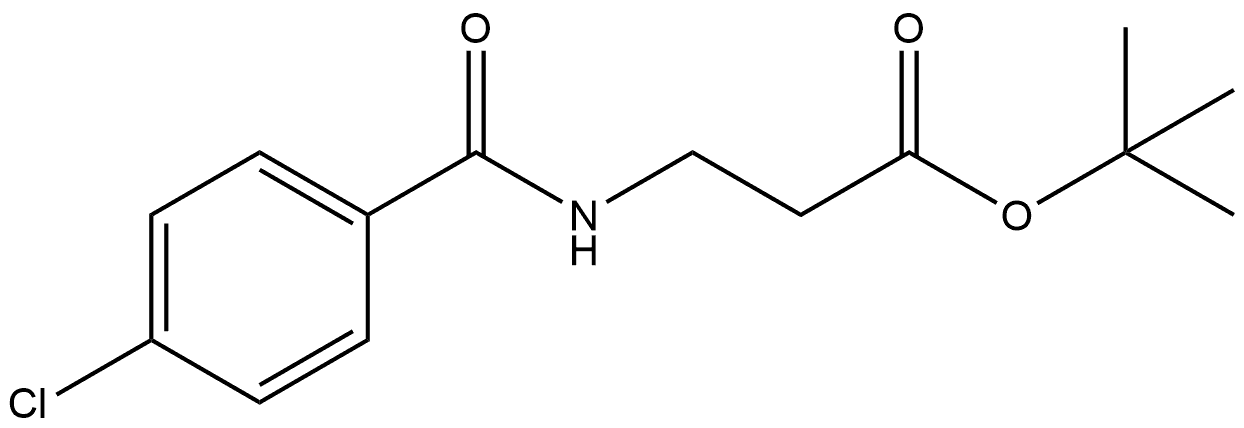 β-Alanine, N-(4-chlorobenzoyl)-, 1,1-dimethylethyl ester