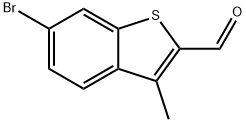 Benzo[b]thiophene-2-carboxaldehyde, 6-bromo-3-methyl- Structure