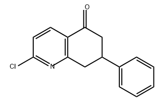 5(6H)-Quinolinone, 2-chloro-7,8-dihydro-7-phenyl-,864226-08-4,结构式
