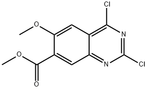 7-Quinazolinecarboxylic acid, 2,4-dichloro-6-methoxy-, methyl ester Structure