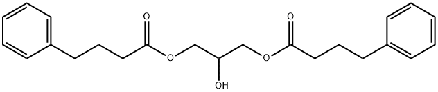 Benzenebutanoic acid, 2-hydroxy-1,3-propanediyl ester (9CI) Structure