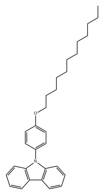 9H-Carbazole, 9-[4-(dodecyloxy)phenyl]- Structure
