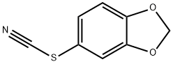 Thiocyanic acid, 1,3-benzodioxol-5-yl ester Struktur