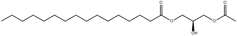 Hexadecanoic acid, (2R)-3-(acetyloxy)-2-hydroxypropyl ester,865599-68-4,结构式