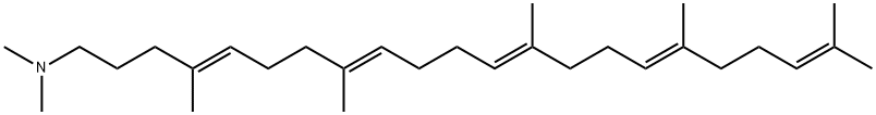 2-aza-2-dihydrosqualene Struktur