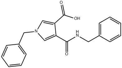 1H-Pyrrole-3-carboxylic acid, 1-(phenylmethyl)-4-[[(phenylmethyl)amino]carbonyl]-