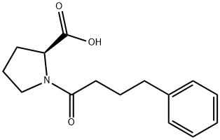 L-Proline, 1-(1-oxo-4-phenylbutyl)-,86778-86-1,结构式