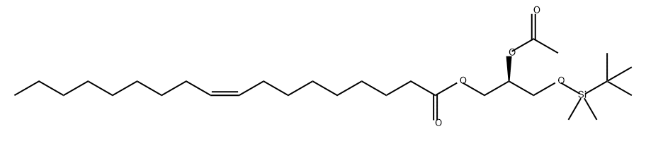 9-Octadecenoic acid (9Z)-, (2R)-2-(acetyloxy)-3-[[(1,1-dimethylethyl)dimethylsilyl]oxy]propyl ester