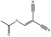 Propanedinitrile, 2-[(acetyloxy)methylene]- Structure
